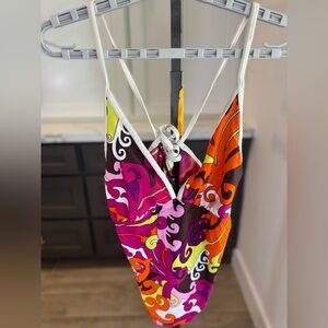 Athleta Women's Bikini Set Multicolor Adjustable Straps Swim set Size L